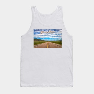 Wyoming Highway 487 near Casper Mountain Tank Top